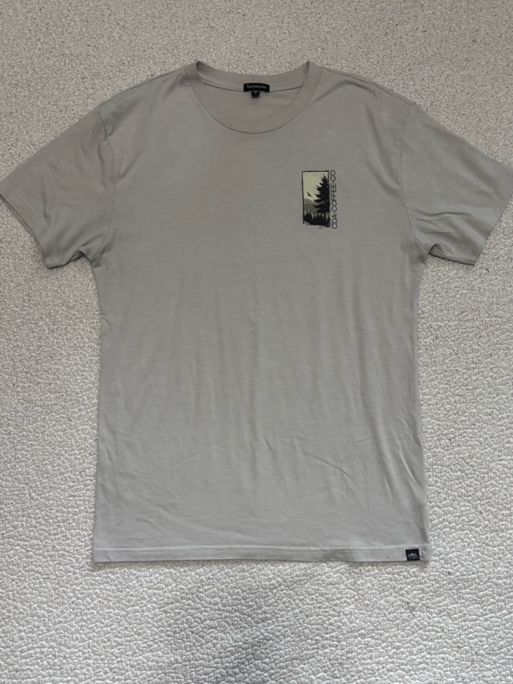CDA Coffee Co. Women’s Graphic Tee in Light Gray - Picture 2 of 2